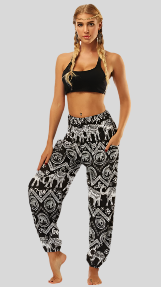 Stylish High Waist Yoga Pant with Elasticity