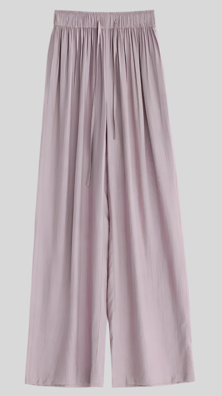 Elegant High Waisted Loose Pant