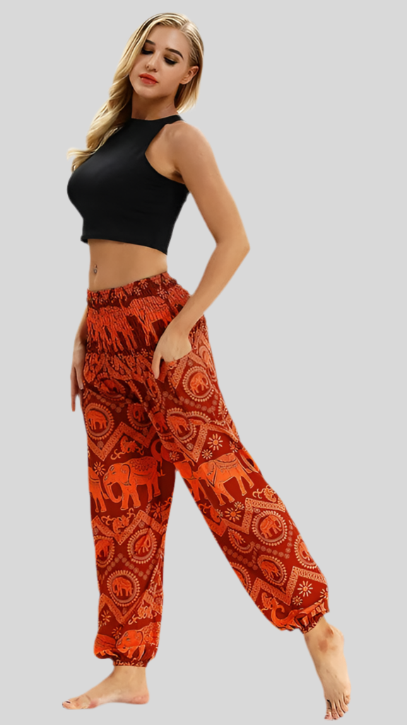 Stylish High Waist Yoga Pant with Elasticity