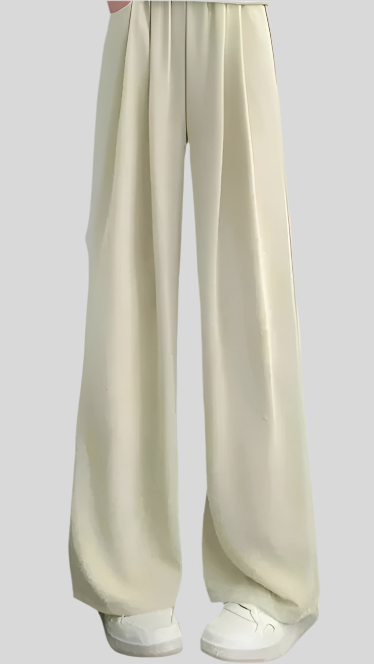 Ice Silky Wide Leg loose Pants with Pockets - Berry's Store