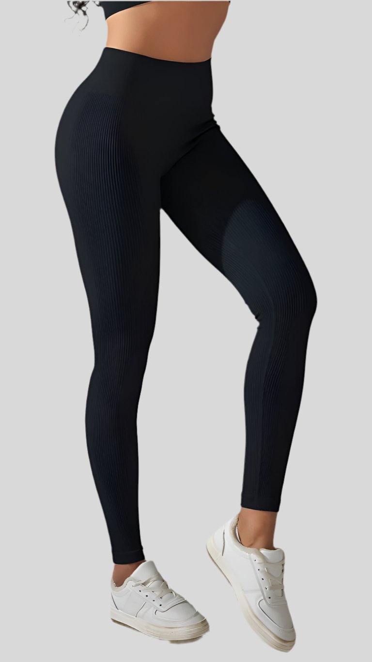 Solid Seamless Quick Dry Gym Leggings - Berry's Store