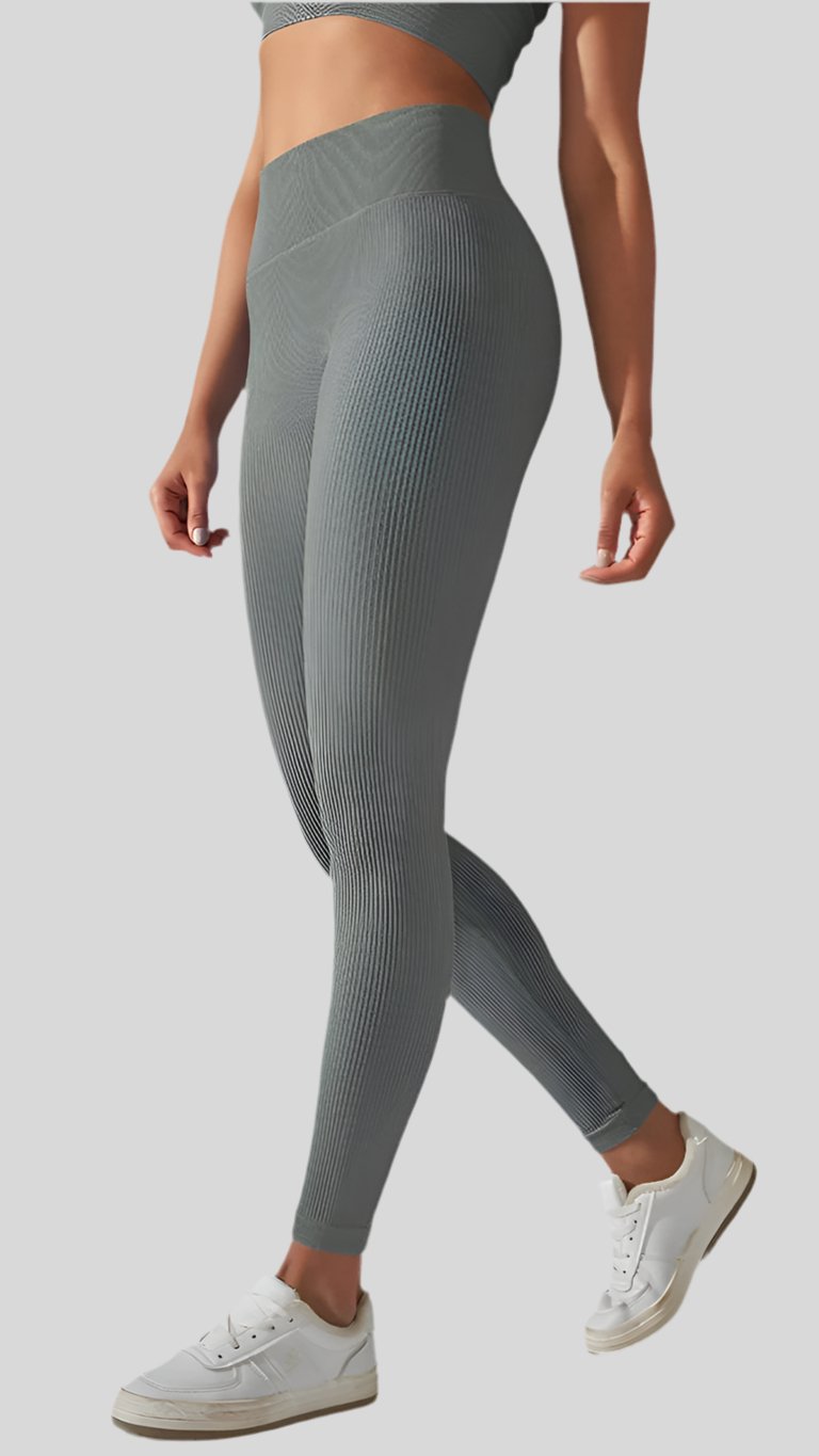 Solid Seamless Quick Dry Gym Leggings - Berry's Store