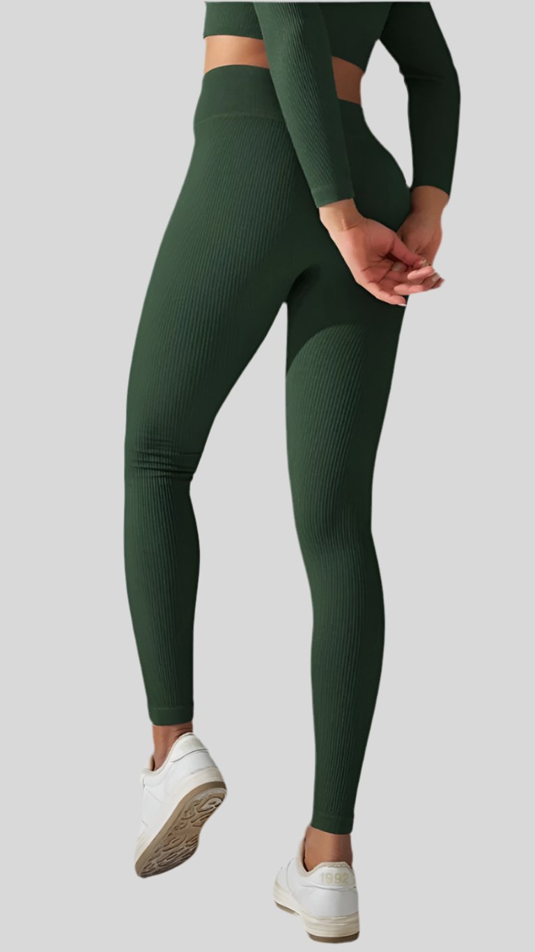 Solid Seamless Quick Dry Gym Leggings - Berry's Store