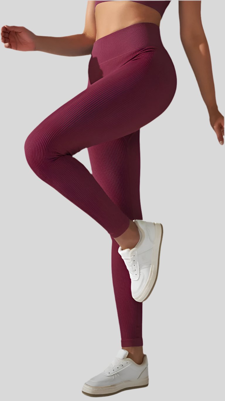 Solid Seamless Quick Dry Gym Leggings - Berry's Store