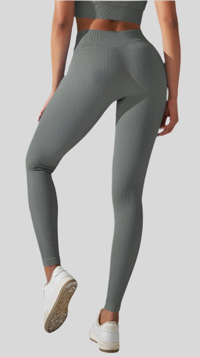 Solid Seamless Quick Dry Gym Leggings - Berry's Store