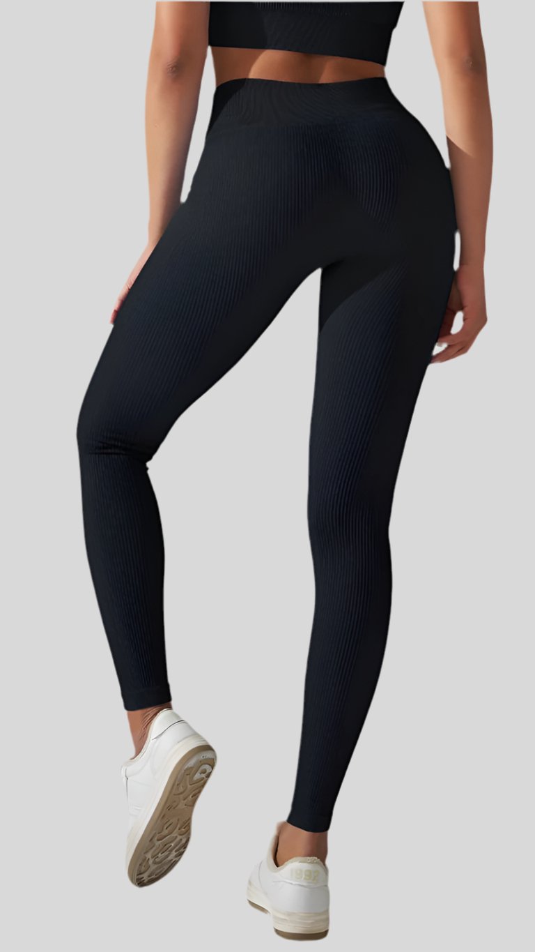 Solid Seamless Quick Dry Gym Leggings - Berry's Store